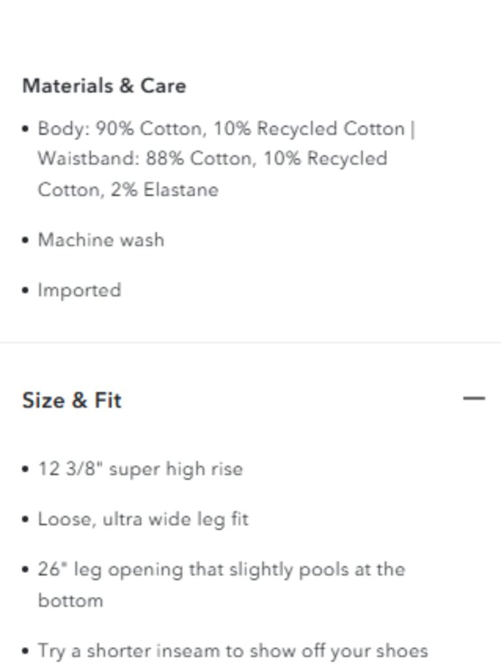 NWT Sz 12R American Eagle "Strigid" Super High Rise Ultra-Wide Leg Charcoal Jean - Picture 14 of 15